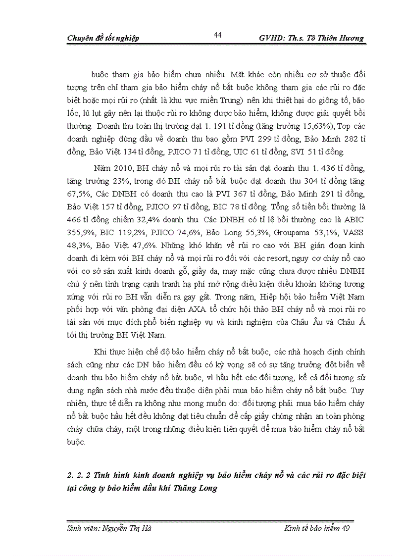 image for page Đánh giá hiệu quả hoạt động kinh doanh nghiệp vụ bảo hiểm cháy nổ và các rủi ro đặc biệt tại Công ty bảo hiểm dầu khí Thăng Long