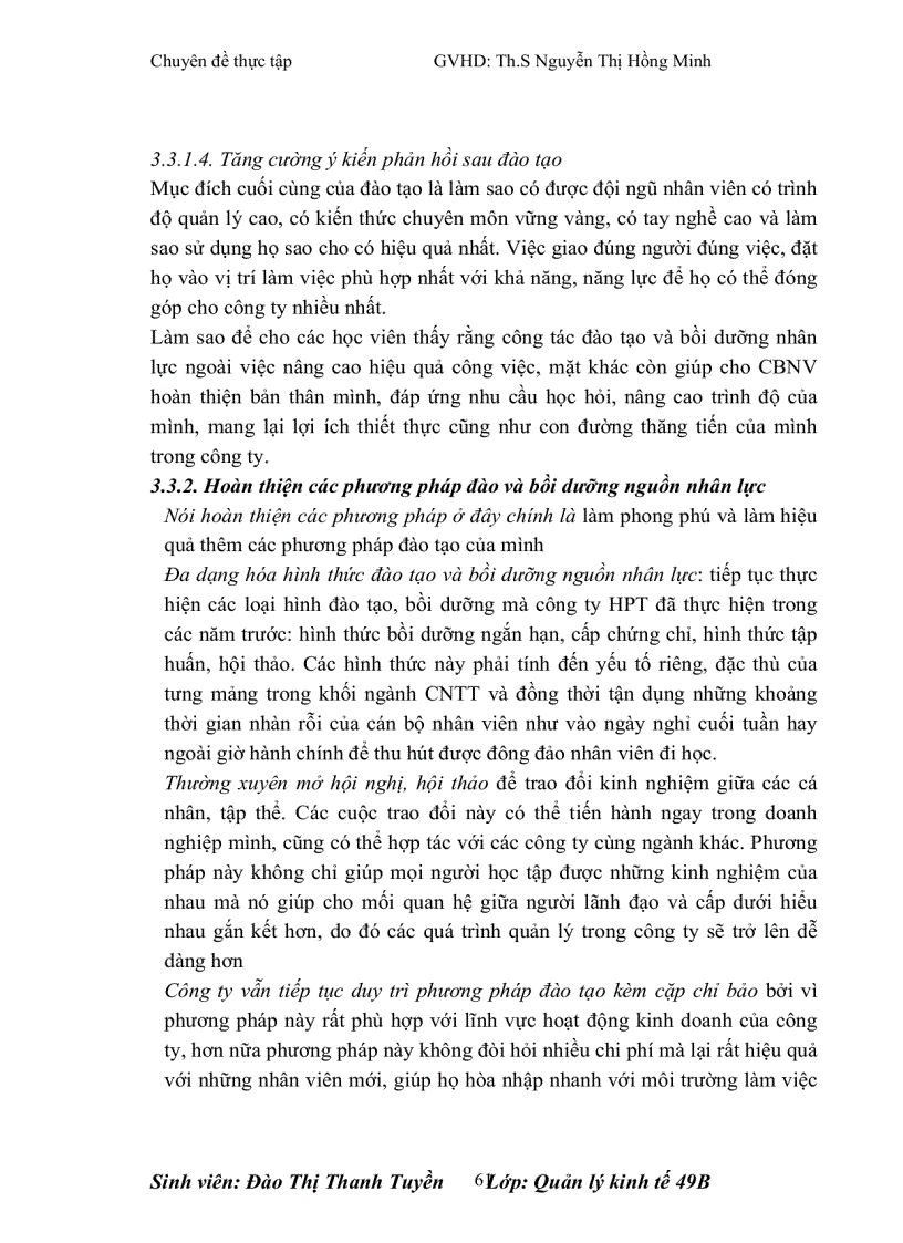 image for page Hoàn thiện công tác đào tạo và bồi dưỡng nguồn nhân lực tại công ty cổ phần dịch vụ công nghệ tin học HPT – Chi nhánh Hà Nội