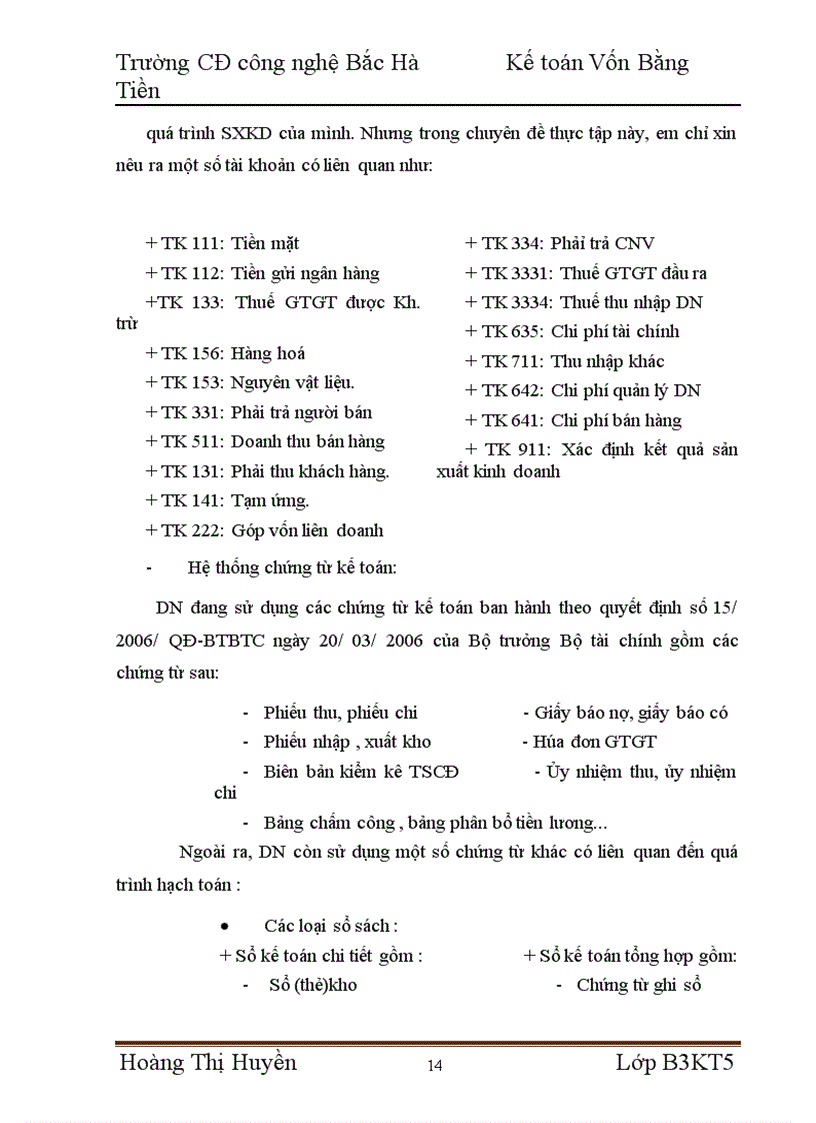 image for page Báo cáo thực tập tại CTy TNHH Tuấn Cảnh