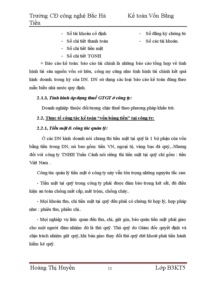 image for page Báo cáo thực tập tại CTy TNHH Tuấn Cảnh