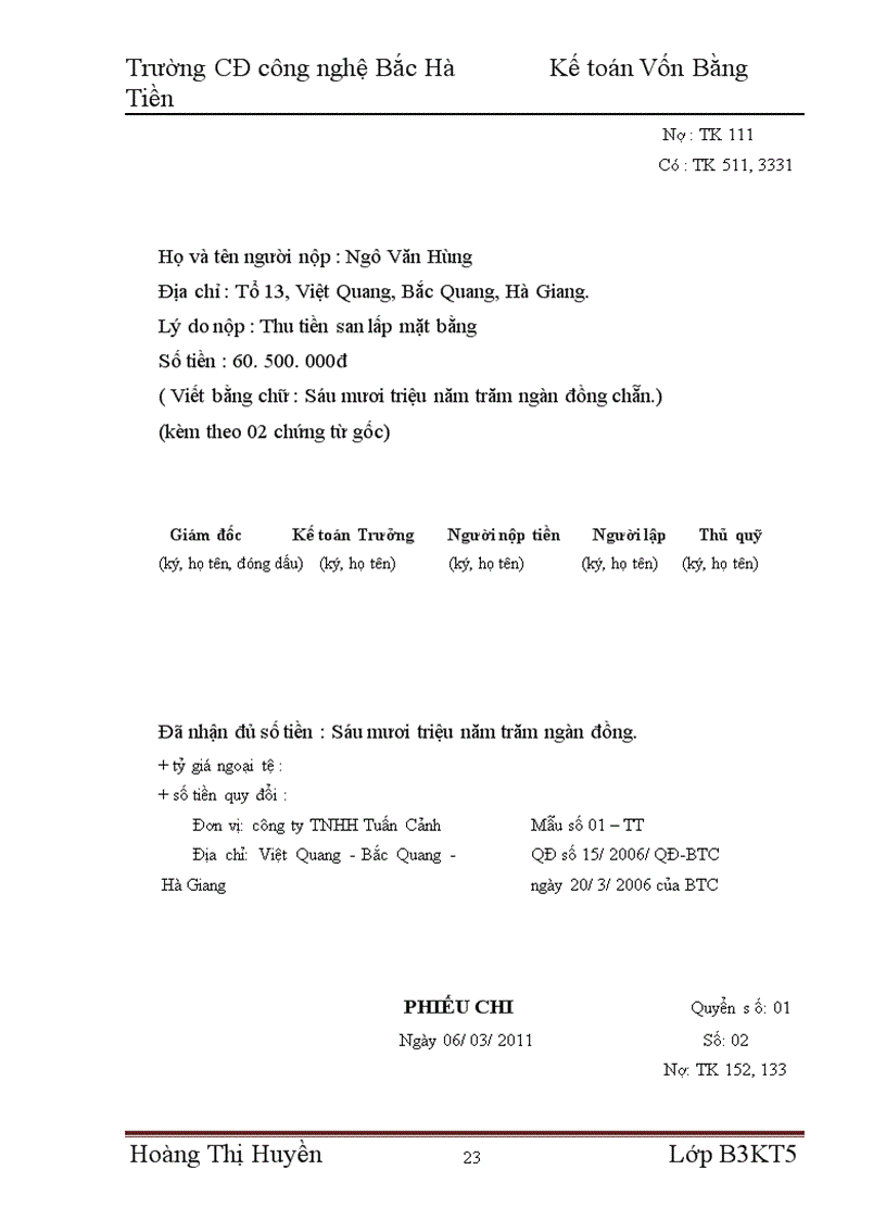 image for page Báo cáo thực tập tại CTy TNHH Tuấn Cảnh