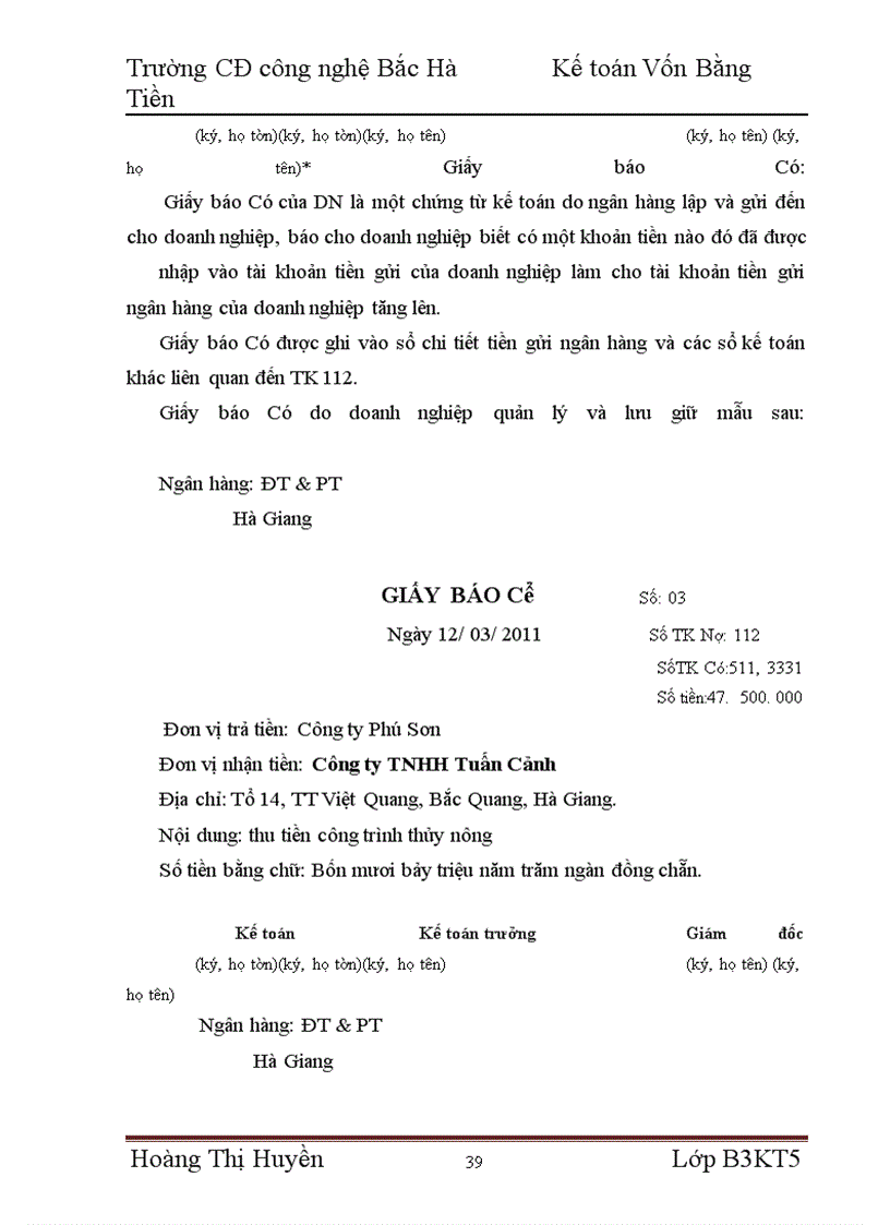 image for page Báo cáo thực tập tại CTy TNHH Tuấn Cảnh
