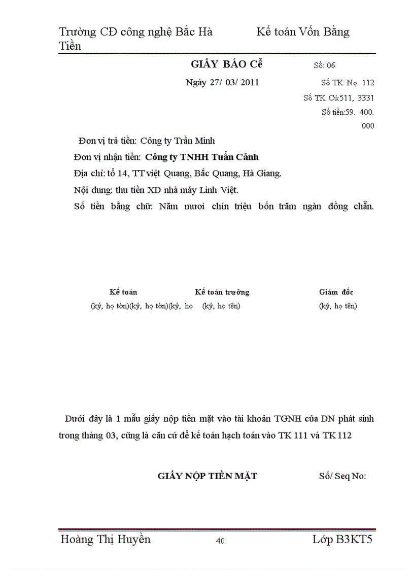 image for page Báo cáo thực tập tại CTy TNHH Tuấn Cảnh