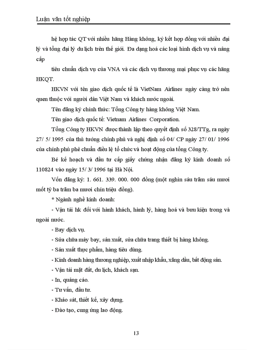 image for page Một số giải pháp nhằm nâng cao hiệu quả kinh doanh vận tải hàng không của hãng hàng không Quốc gia Việt Nam (Vietnam Airlines)