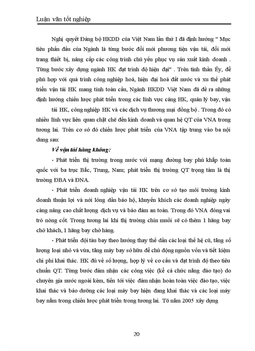 image for page Một số giải pháp nhằm nâng cao hiệu quả kinh doanh vận tải hàng không của hãng hàng không Quốc gia Việt Nam (Vietnam Airlines)