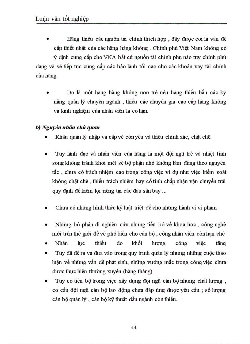 image for page Một số giải pháp nhằm nâng cao hiệu quả kinh doanh vận tải hàng không của hãng hàng không Quốc gia Việt Nam (Vietnam Airlines)