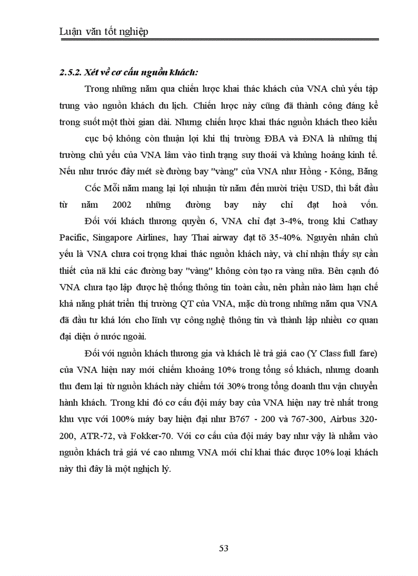 image for page Một số giải pháp nhằm nâng cao hiệu quả kinh doanh vận tải hàng không của hãng hàng không Quốc gia Việt Nam (Vietnam Airlines)