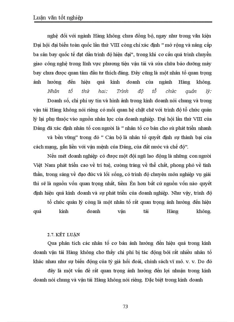image for page Một số giải pháp nhằm nâng cao hiệu quả kinh doanh vận tải hàng không của hãng hàng không Quốc gia Việt Nam (Vietnam Airlines)