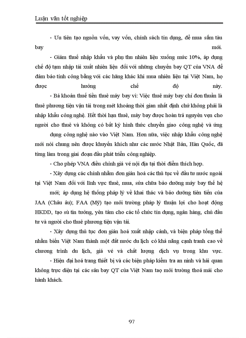 image for page Một số giải pháp nhằm nâng cao hiệu quả kinh doanh vận tải hàng không của hãng hàng không Quốc gia Việt Nam (Vietnam Airlines)