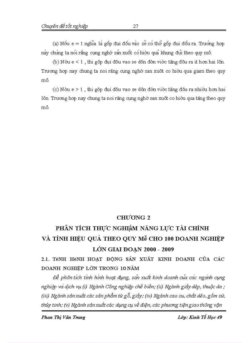 image for page Đánh giá năng lực tài chính và tính hiệu quả theo quy mô của doanh nghiệp