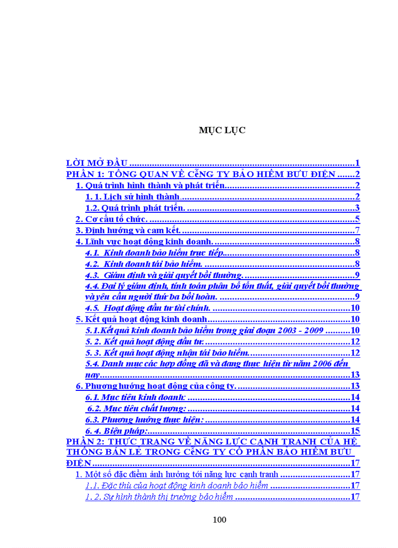 image for page Nâng cao năng lực cạnh tranh của hệ thống bán lẻ bảo hiểm trong công ty cổ phần Bảo hiểm Bưu điện