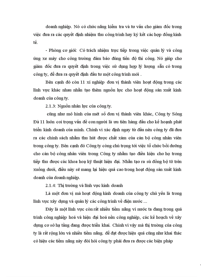 image for page Huy động và sử dụng vốn tại công ty Sông Đà 11