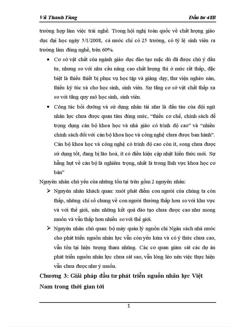 image for page Đầu tư phát triển nguồn nhân lực Việt Nam giai đoạn 2001-2008