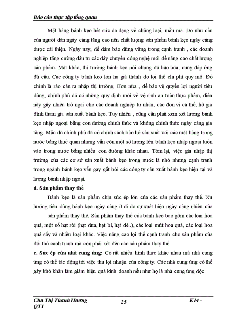 image for page Khảo sát các yếu tố “đầu vào”, “đầu ra” của Công ty cổ phần bánh kẹo Hải Châu