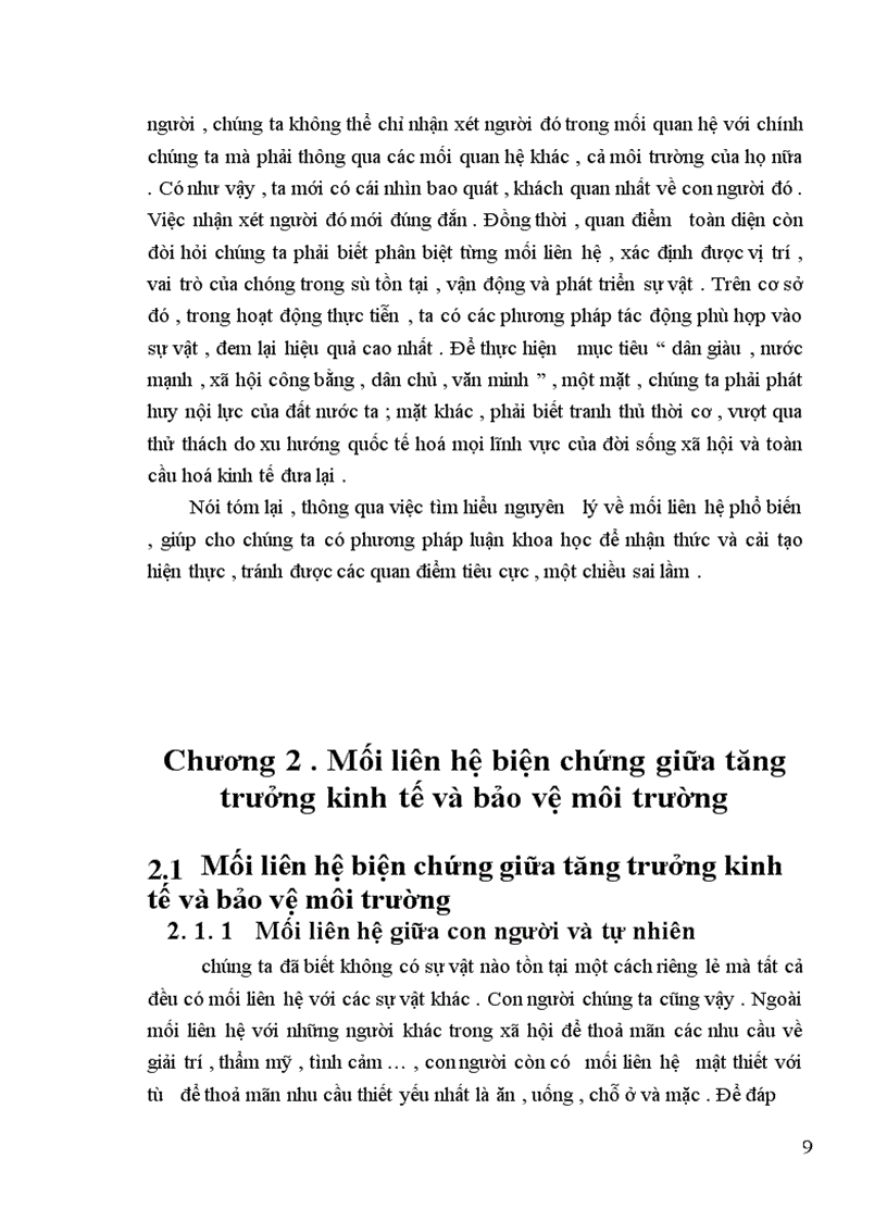 image for page Tăng trưởng kinh tế và bảo vệ môi trường