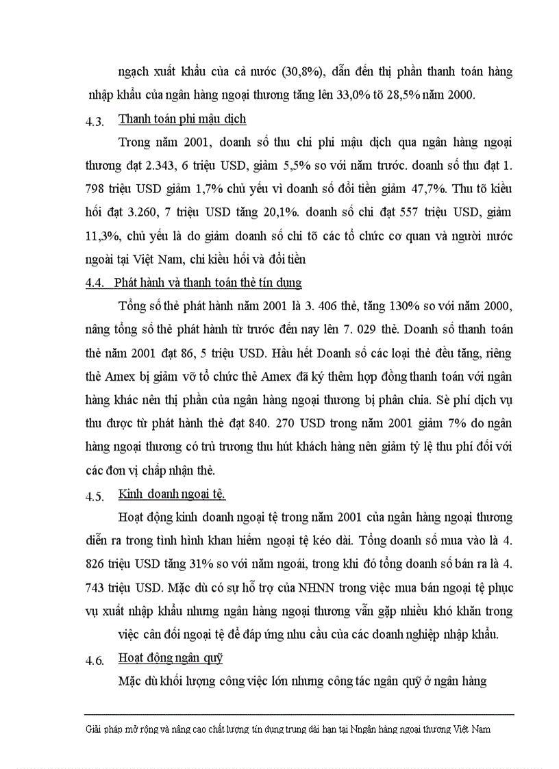image for page Giải pháp nhằm nâng cao chất lượng tín dụng trung dài hạn tại Ngân hàng Ngoại thương Việt Nam