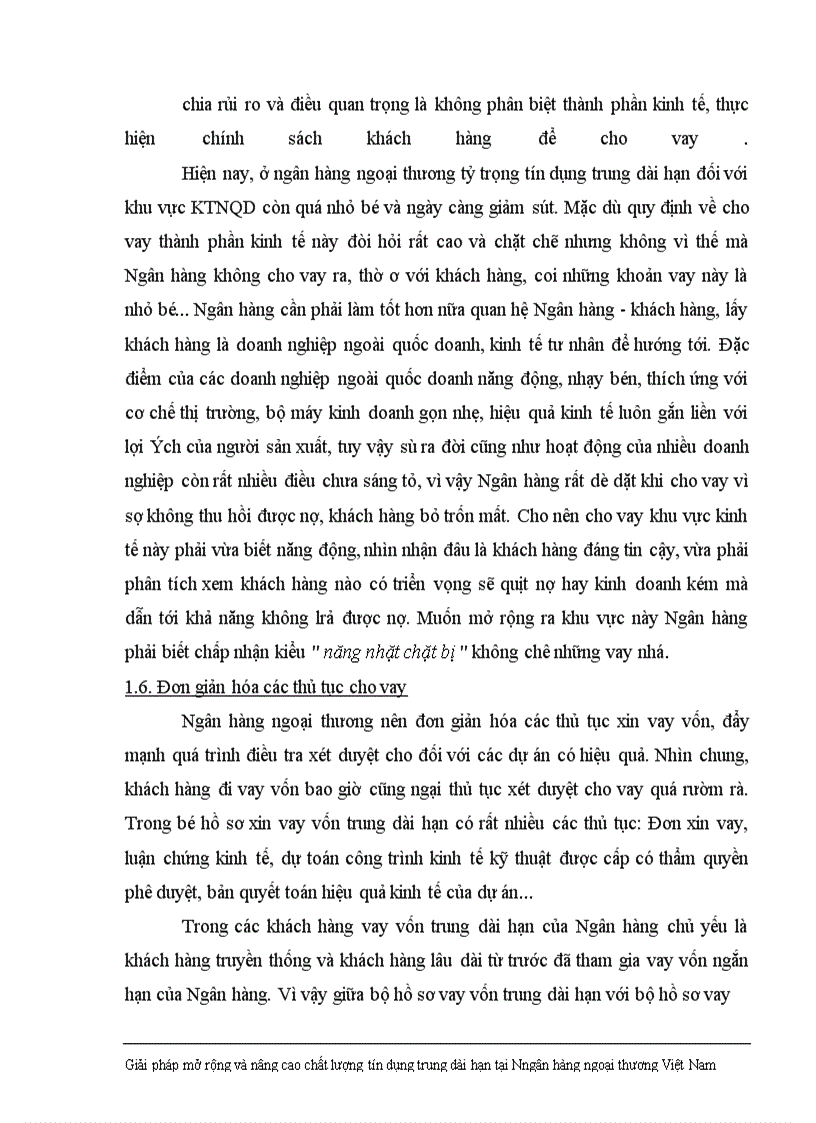 image for page Giải pháp nhằm nâng cao chất lượng tín dụng trung dài hạn tại Ngân hàng Ngoại thương Việt Nam