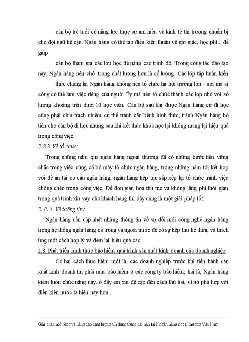 image for page Giải pháp nhằm nâng cao chất lượng tín dụng trung dài hạn tại Ngân hàng Ngoại thương Việt Nam