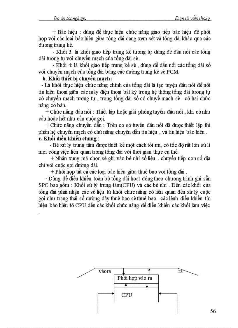 image for page Nghiên cứu kỹ thuật chuyển mạch trong Tổng Đài giới thiệu trường chuyển mạch số của tổng đài alcatel1000-e10