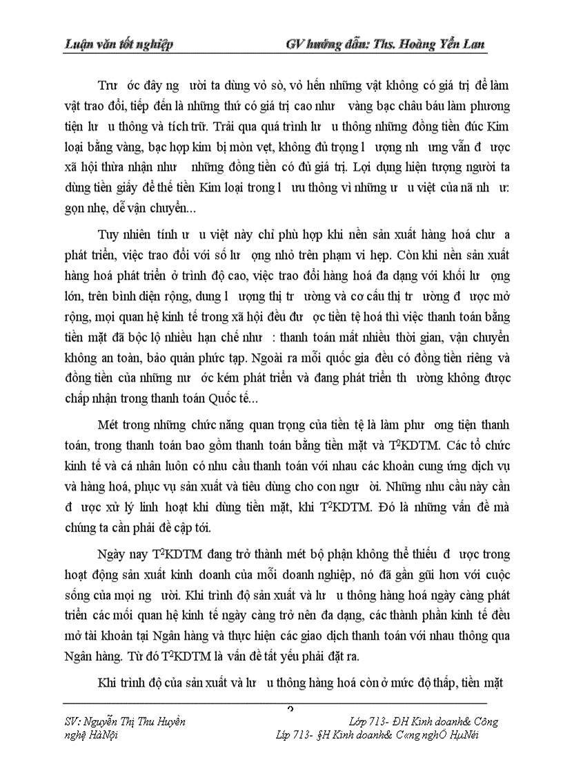 image for page Một số giải pháp nâng cao hiệu quả hoạt động thanh toán không dùng tiền mặt tại chi nhánh Ngân hàng No & PTNT huyện Kim thành- Hải Dương