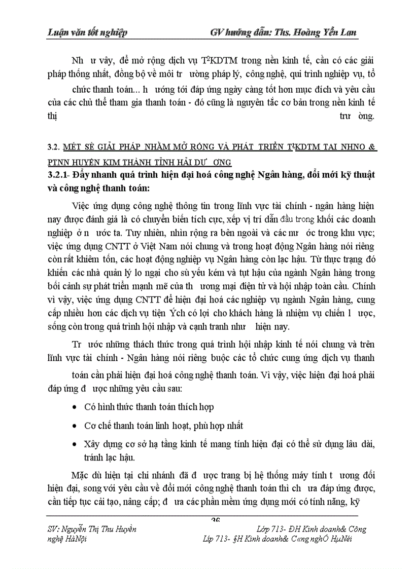 image for page Một số giải pháp nâng cao hiệu quả hoạt động thanh toán không dùng tiền mặt tại chi nhánh Ngân hàng No & PTNT huyện Kim thành- Hải Dương