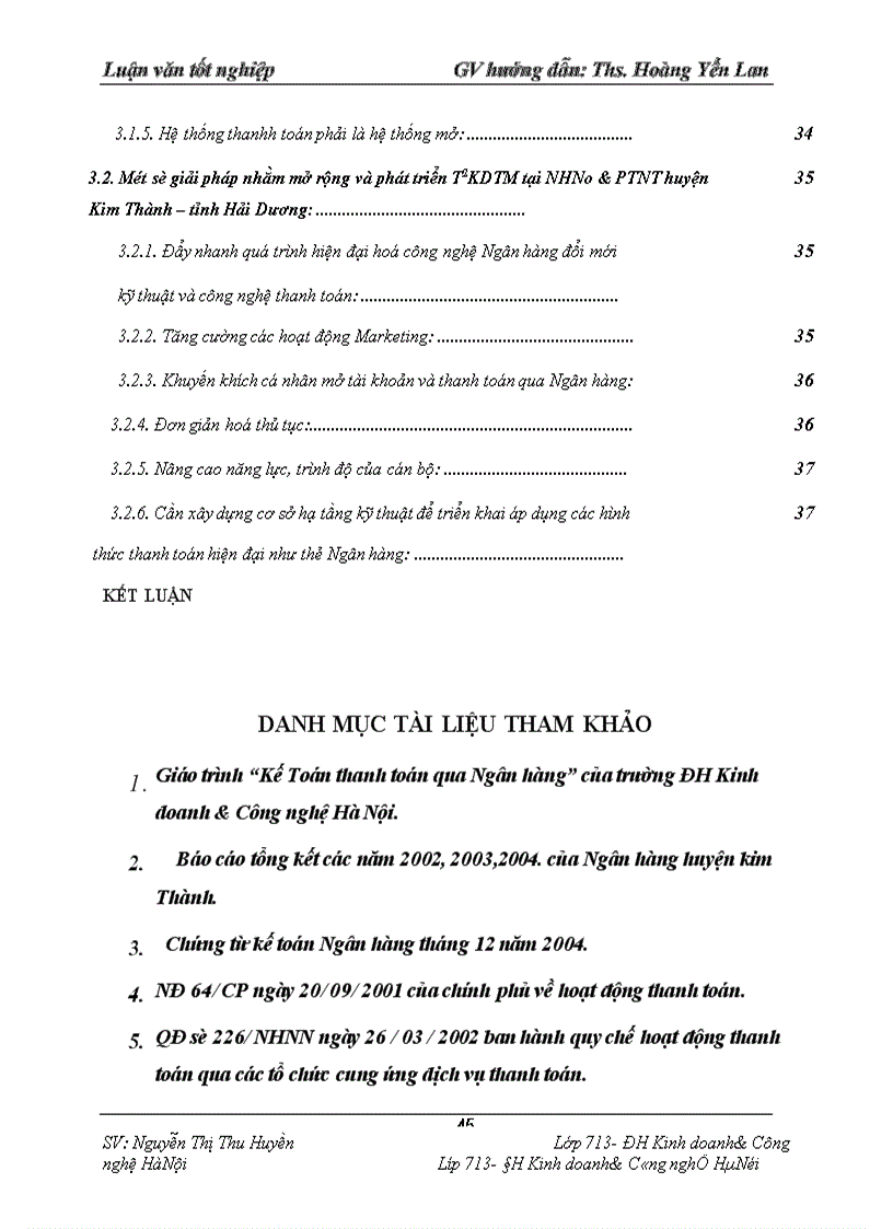 image for page Một số giải pháp nâng cao hiệu quả hoạt động thanh toán không dùng tiền mặt tại chi nhánh Ngân hàng No & PTNT huyện Kim thành- Hải Dương
