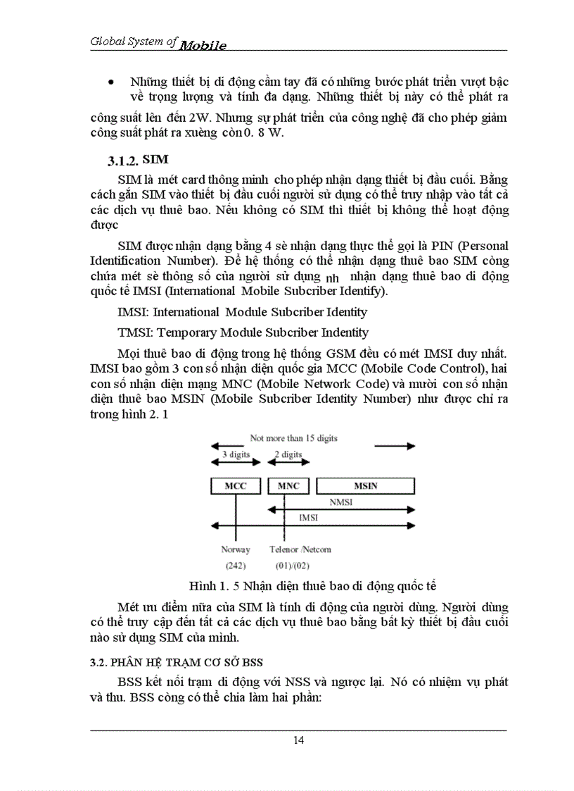 image for page Global System of Mobile