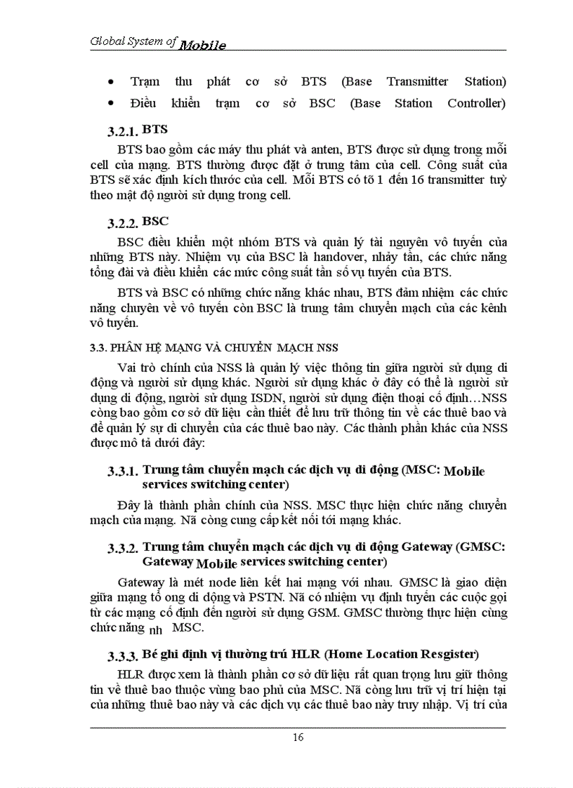 image for page Global System of Mobile