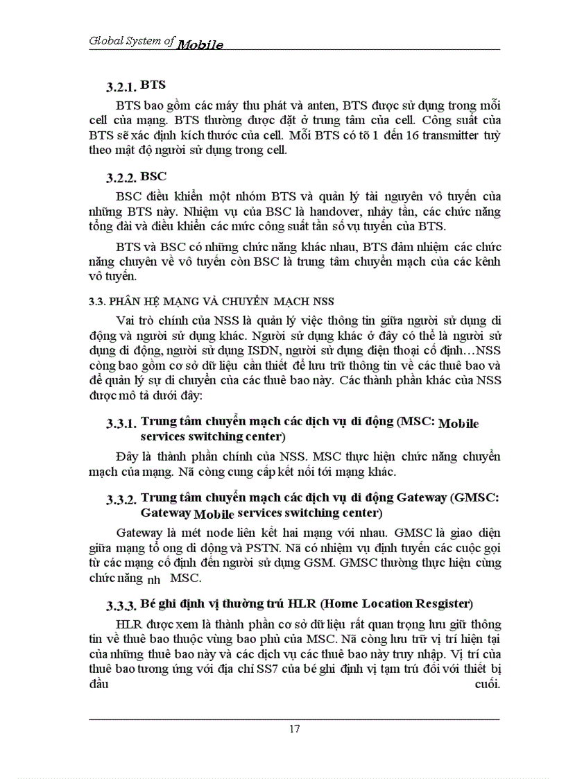 image for page Global System of Mobile