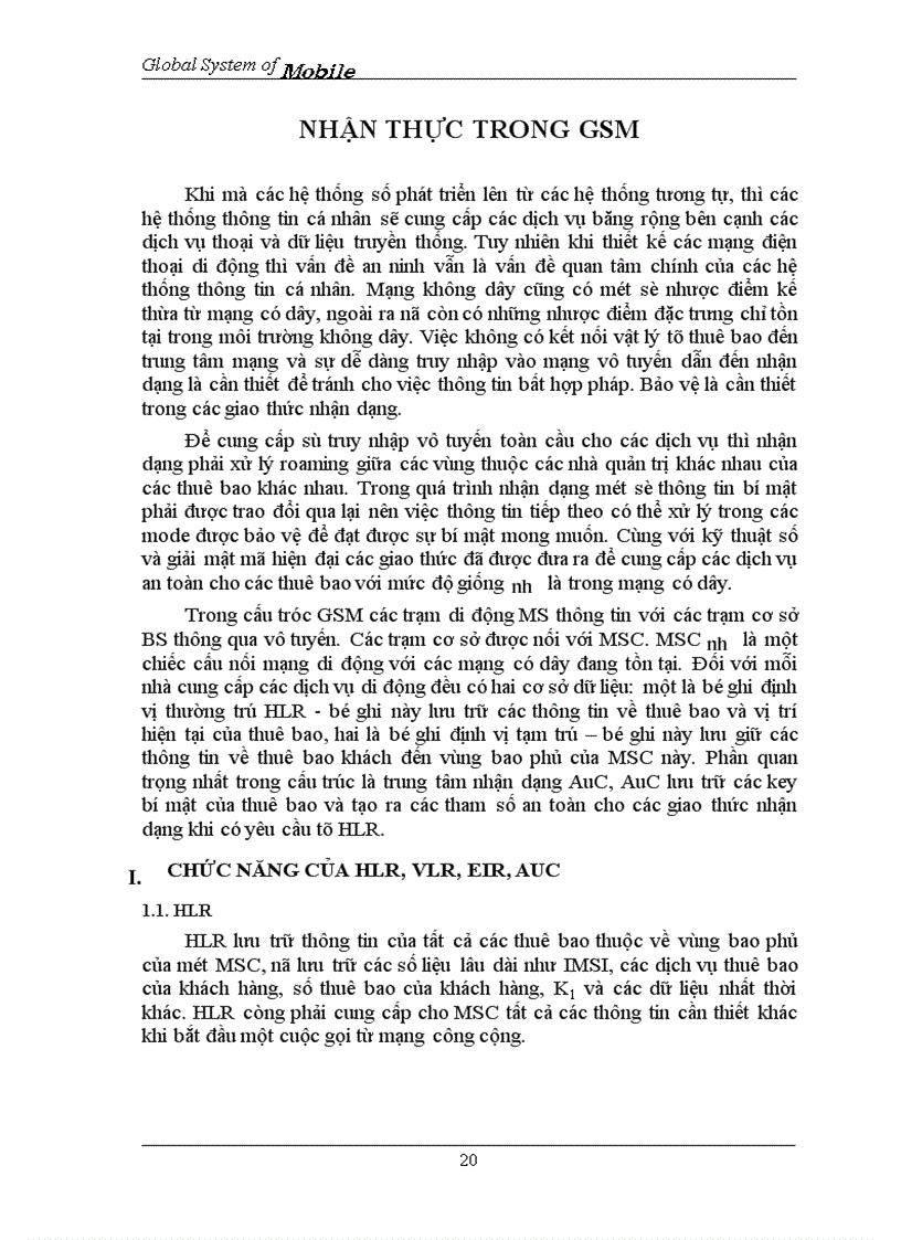 image for page Global System of Mobile