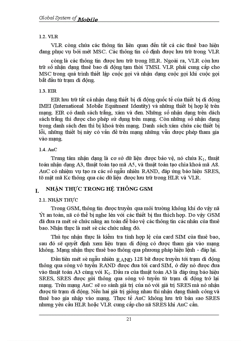 image for page Global System of Mobile