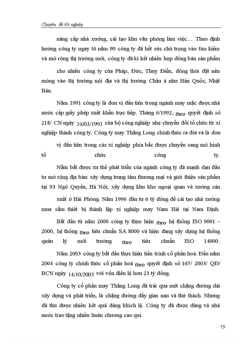 image for page Giải pháp chủ yếu tạo lập vốn cho hoạt động sản xuất kinh doanh ở Công ty cổ phần May Thăng Long