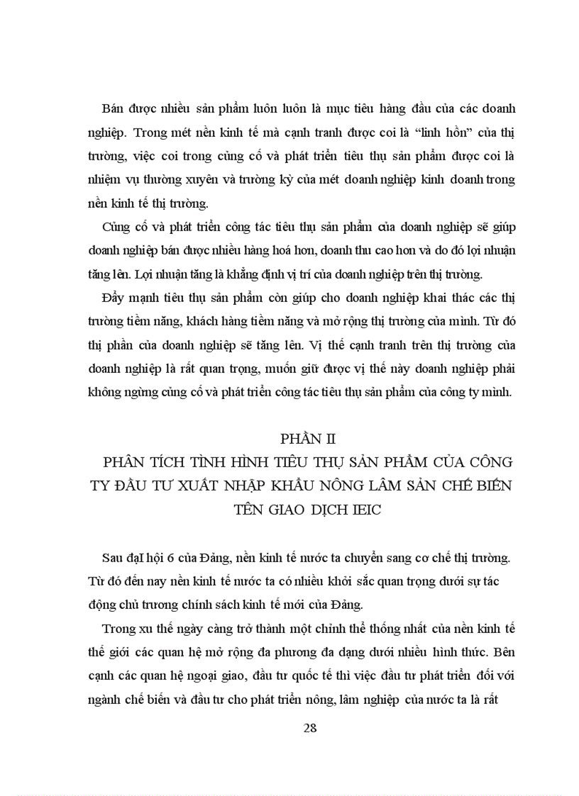 image for page Một số biện pháp thúc đẩy công tác tiêu thụ sản phẩm của công ty Đâu tư xuất nhập khẩu nông, lâm sản chế biến