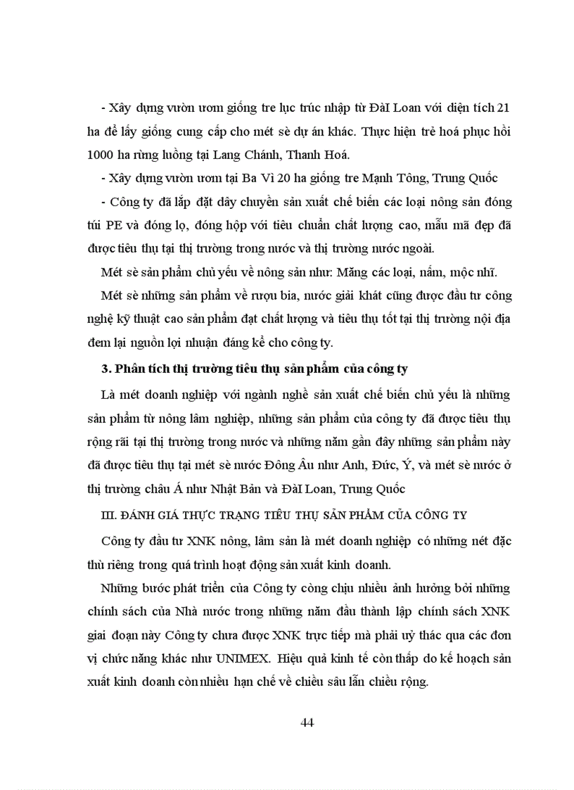 image for page Một số biện pháp thúc đẩy công tác tiêu thụ sản phẩm của công ty Đâu tư xuất nhập khẩu nông, lâm sản chế biến