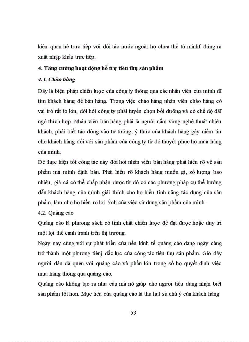 image for page Một số biện pháp thúc đẩy công tác tiêu thụ sản phẩm của công ty Đâu tư xuất nhập khẩu nông, lâm sản chế biến