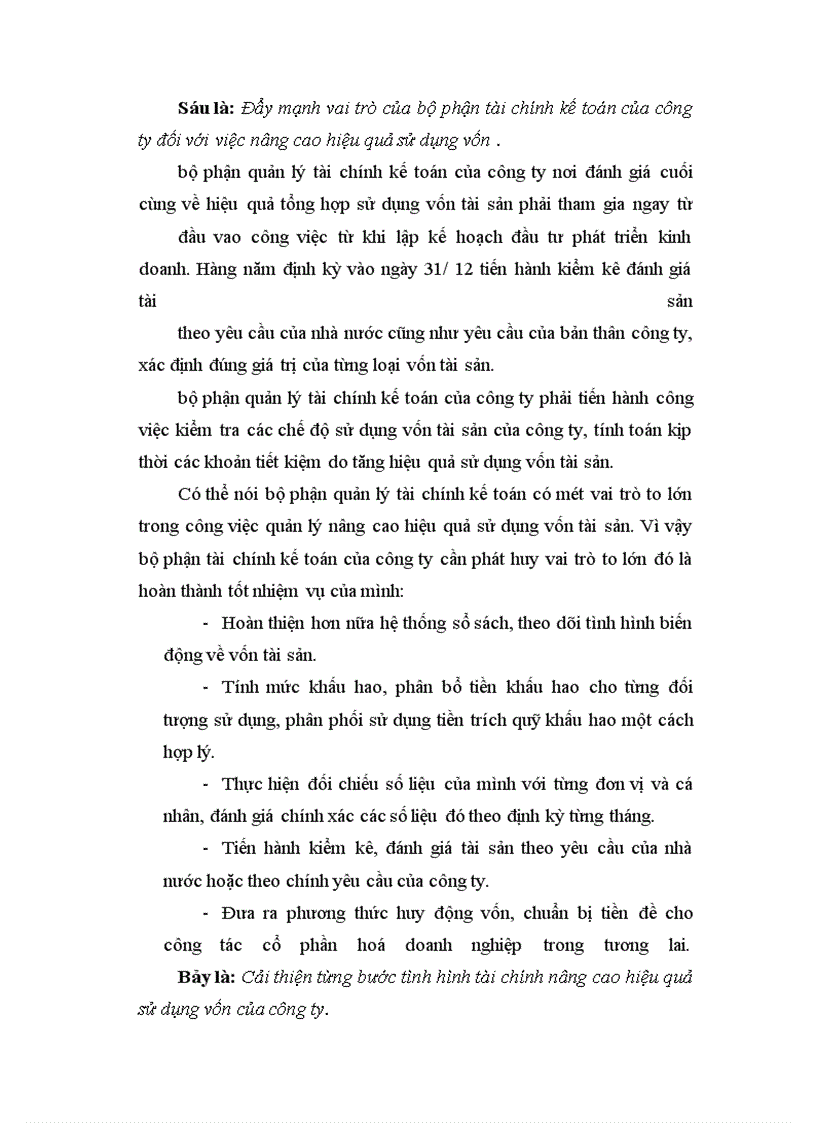 image for page Phương hướng và biện pháp nâng cao hiệu quả sử dụng vốn tại công ty dược phẩm thiết bị y tế Hà Nội