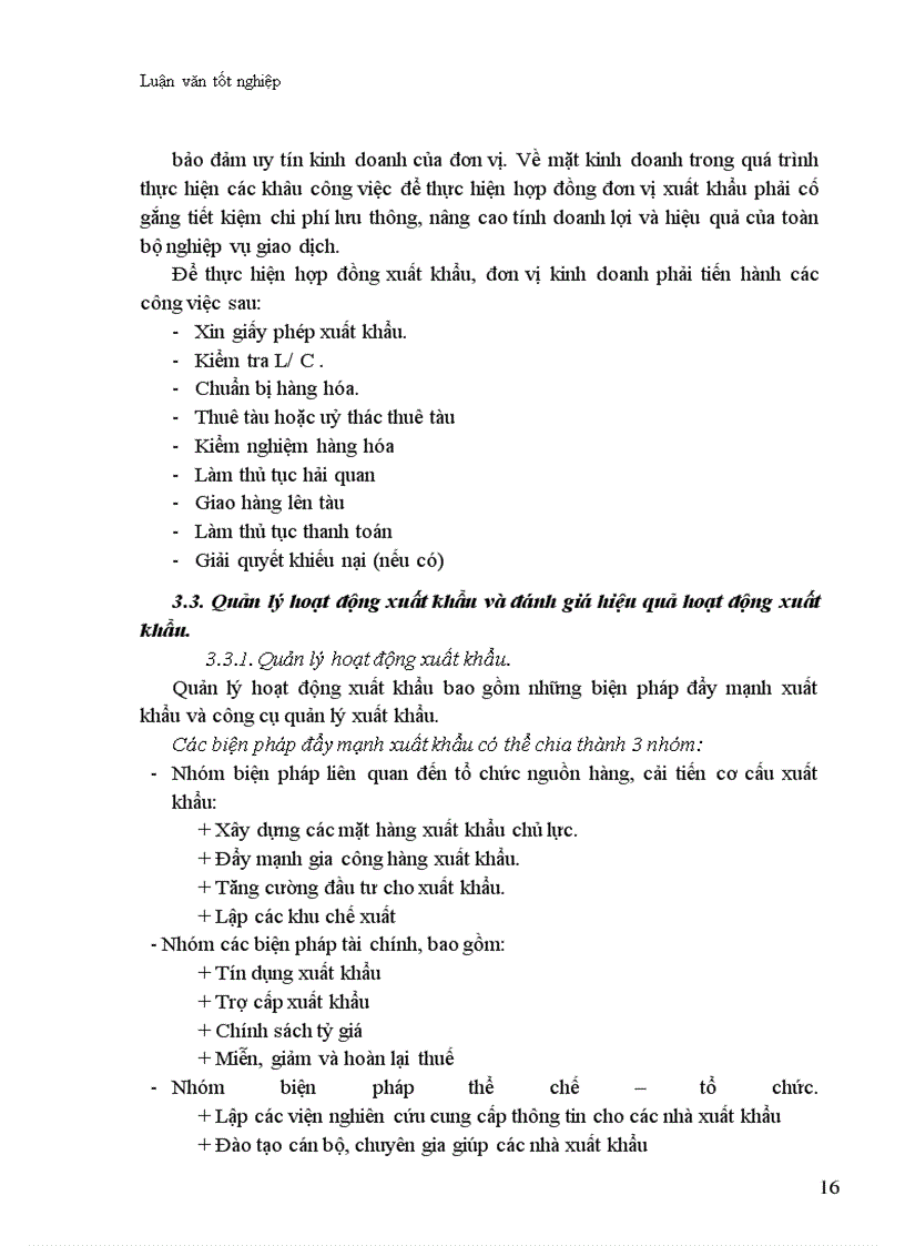 image for page Thực trạng và biện pháp thúc đẩy hoạt động xuất khẩu gạo ở Công ty Lương Thực Cấp I Lương Yên