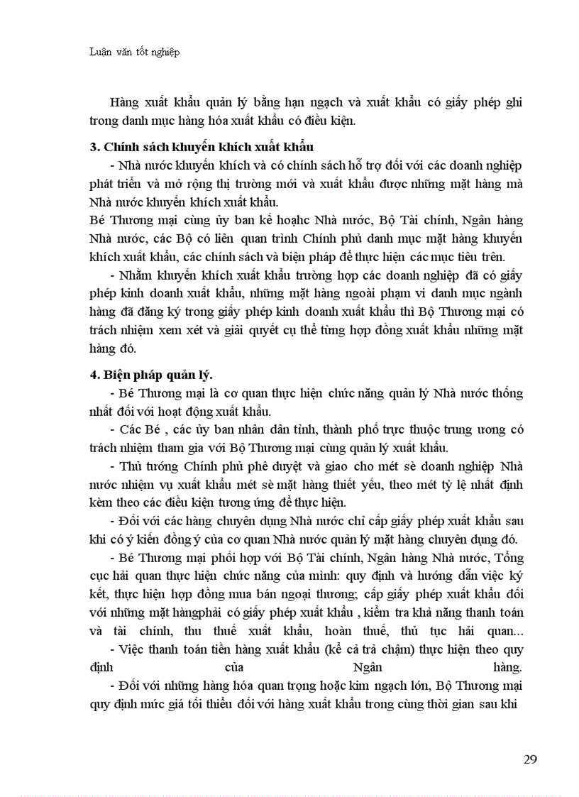 image for page Thực trạng và biện pháp thúc đẩy hoạt động xuất khẩu gạo ở Công ty Lương Thực Cấp I Lương Yên