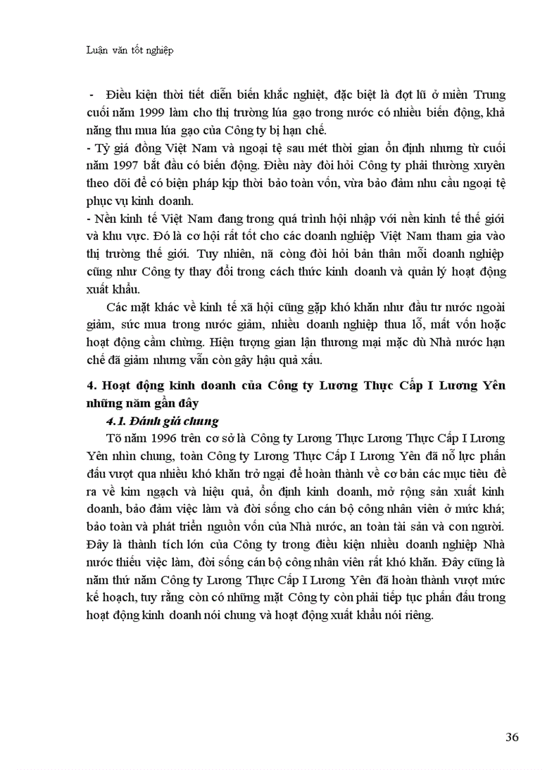 image for page Thực trạng và biện pháp thúc đẩy hoạt động xuất khẩu gạo ở Công ty Lương Thực Cấp I Lương Yên