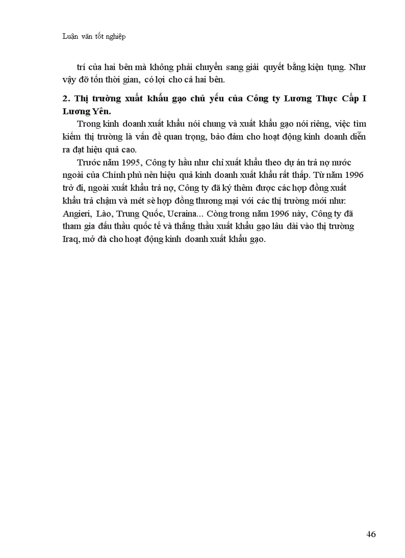 image for page Thực trạng và biện pháp thúc đẩy hoạt động xuất khẩu gạo ở Công ty Lương Thực Cấp I Lương Yên