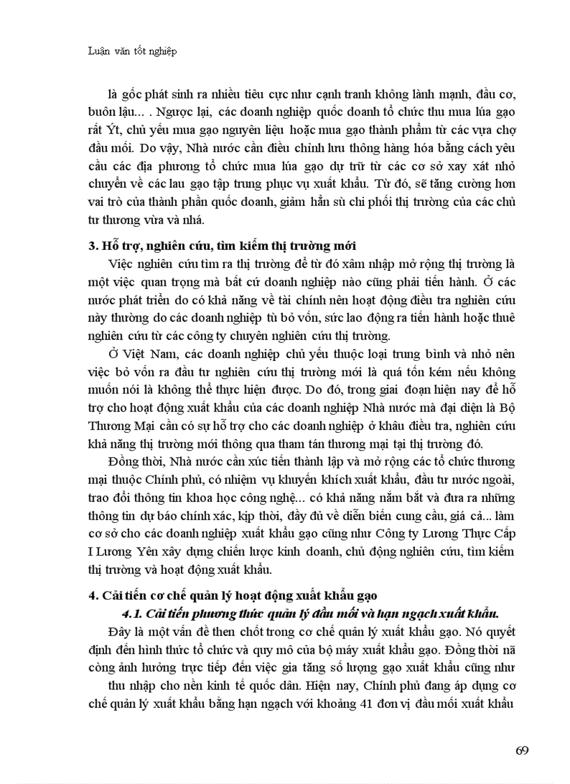 image for page Thực trạng và biện pháp thúc đẩy hoạt động xuất khẩu gạo ở Công ty Lương Thực Cấp I Lương Yên