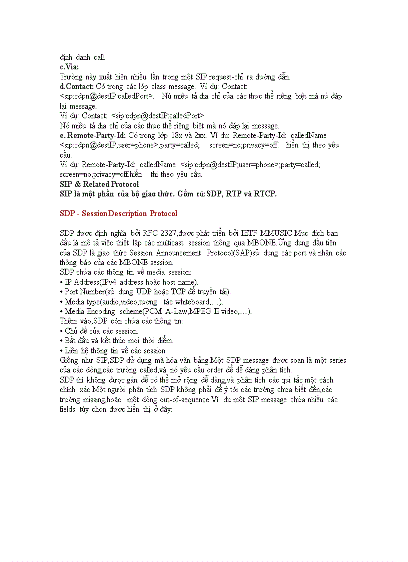 image for page Giao thức SIP: Tổng quan và cấu trúc