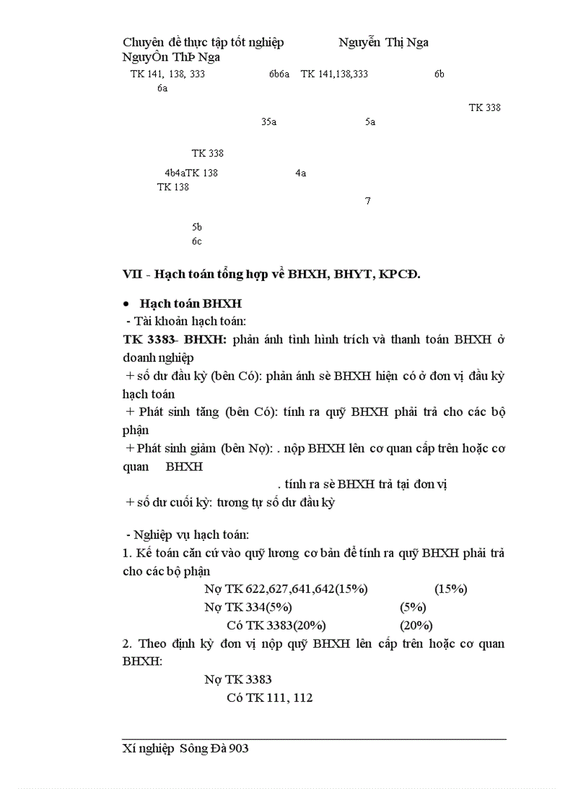 image for page Hạch toán tiền lương và bảo hiểm tại Xí nghiệp XD Sông Đà 903