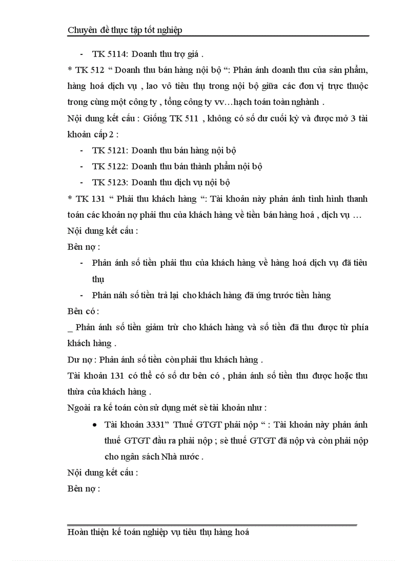 image for page Kế Toán Thành Phẩm Tiêu Thụ và Xác Định kết quả tiêu thụ tại Công ty cổ phần Tứ Gia