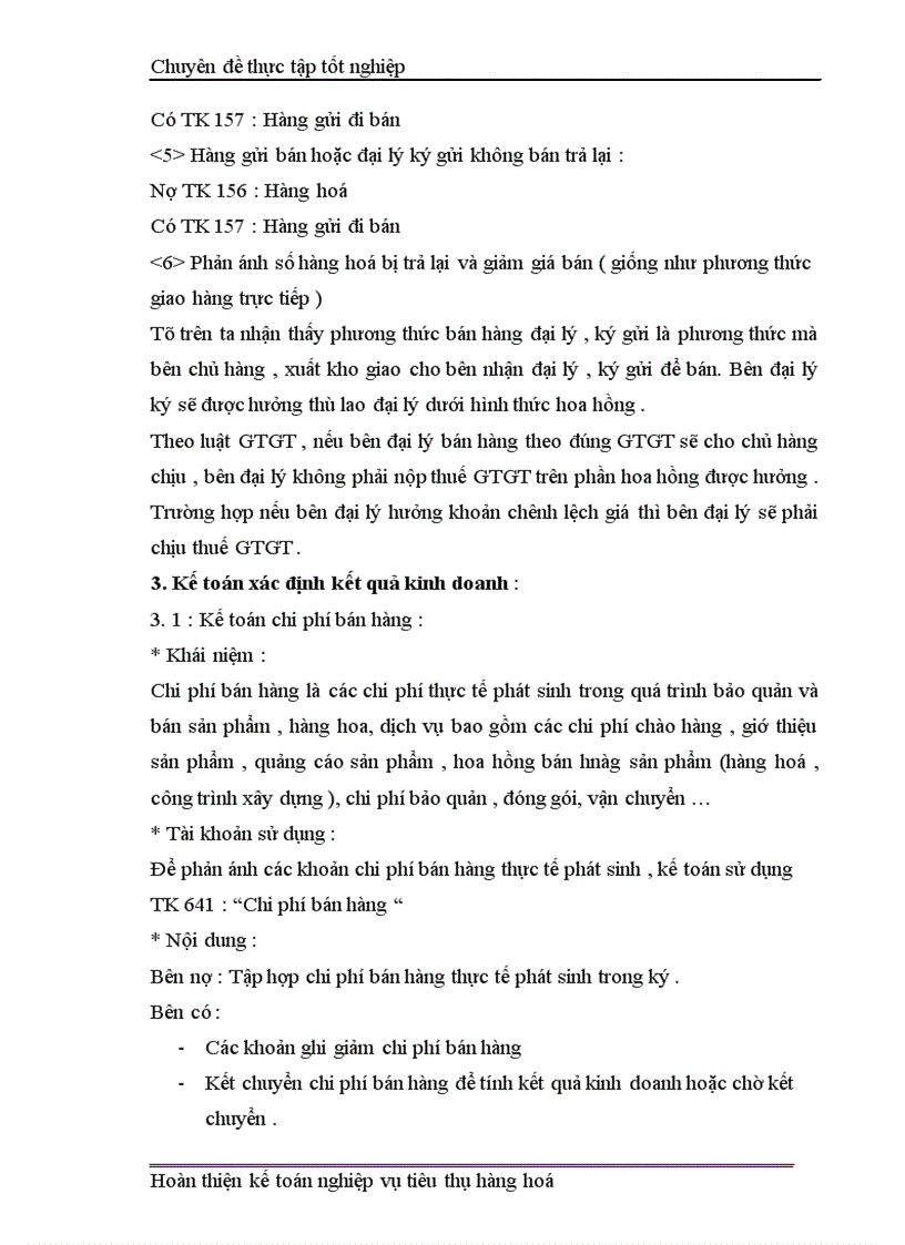 image for page Kế Toán Thành Phẩm Tiêu Thụ và Xác Định kết quả tiêu thụ tại Công ty cổ phần Tứ Gia