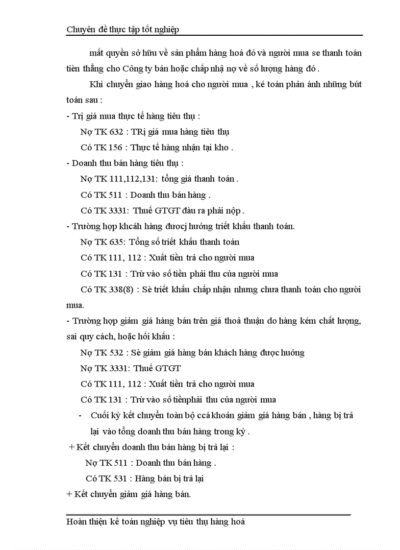 image for page Kế Toán Thành Phẩm Tiêu Thụ và Xác Định kết quả tiêu thụ tại Công ty cổ phần Tứ Gia