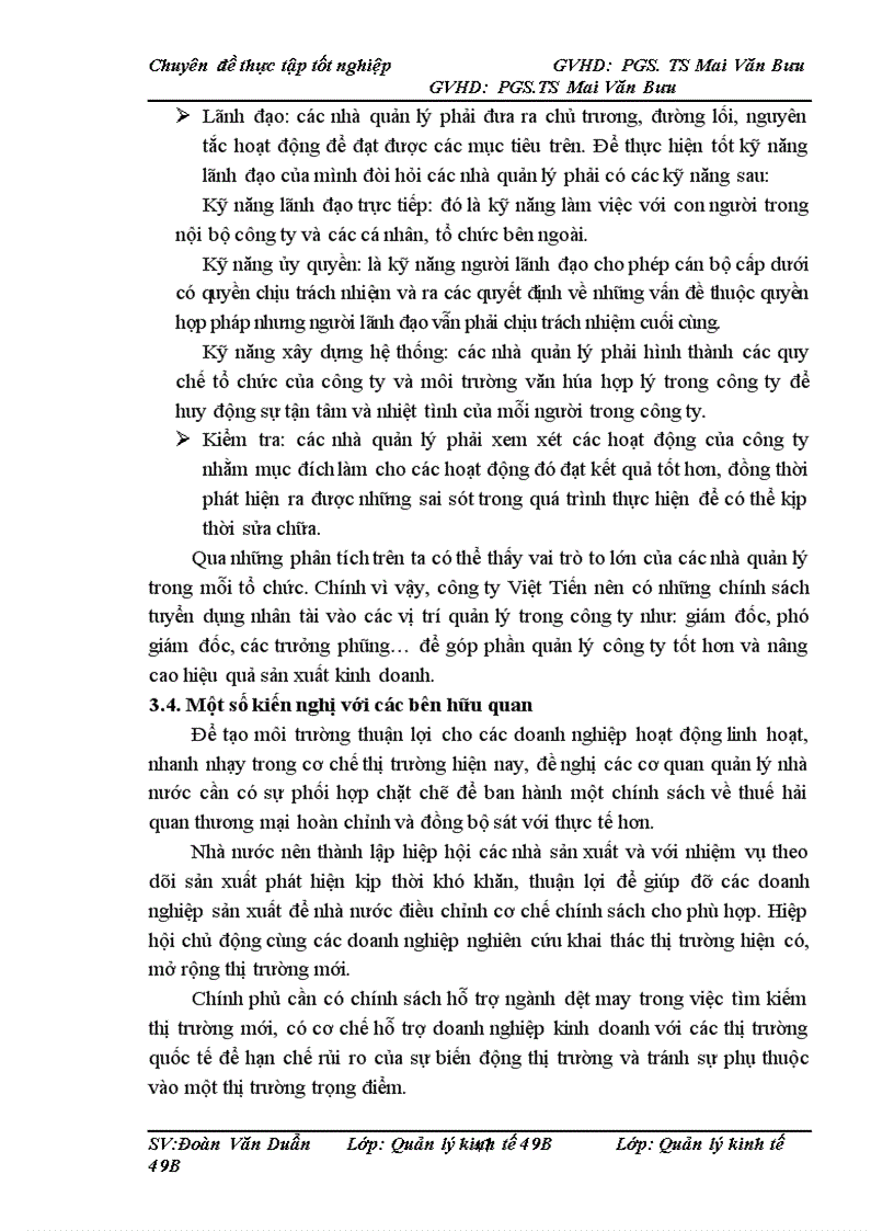 image for page Một số giải pháp nâng cao hiệu quả sản xuất kinh doanh ở Công ty Cổ phần may Việt Tiến