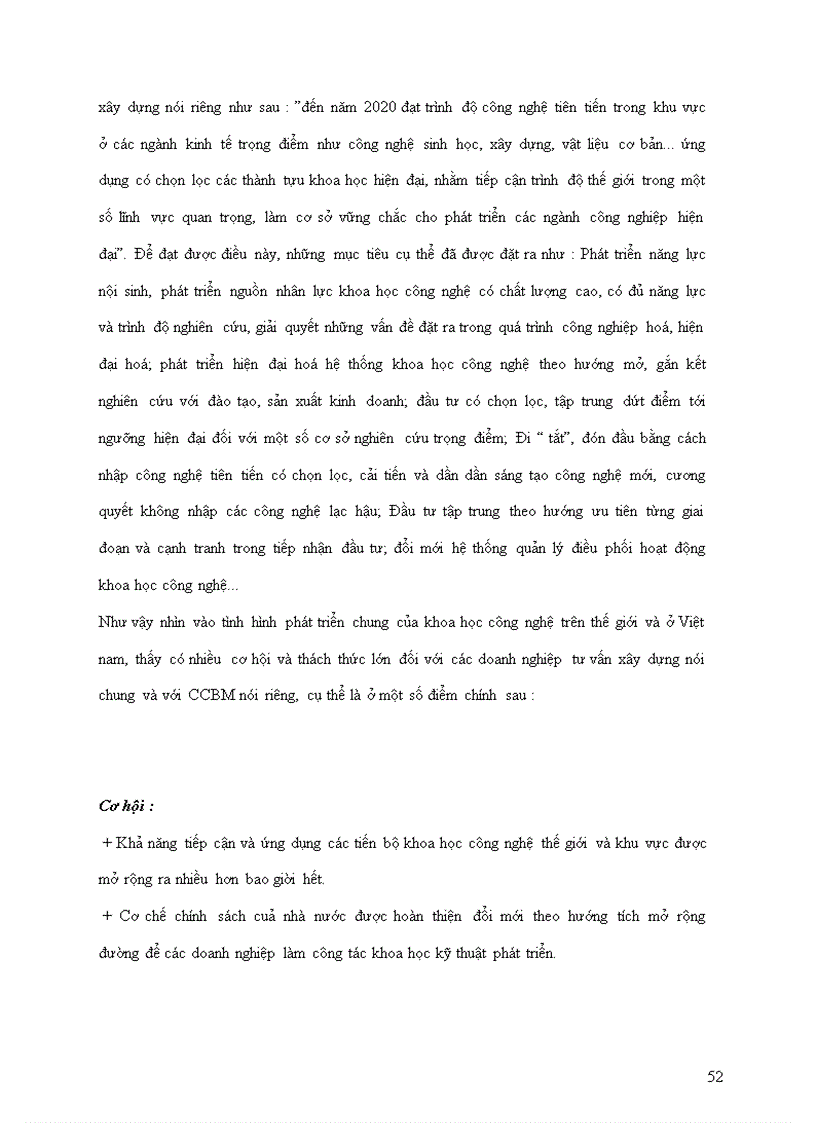 image for page Phân tích thực trạng của công ty cp tư vấn CCBM