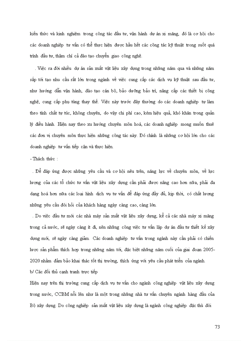 image for page Phân tích thực trạng của công ty cp tư vấn CCBM