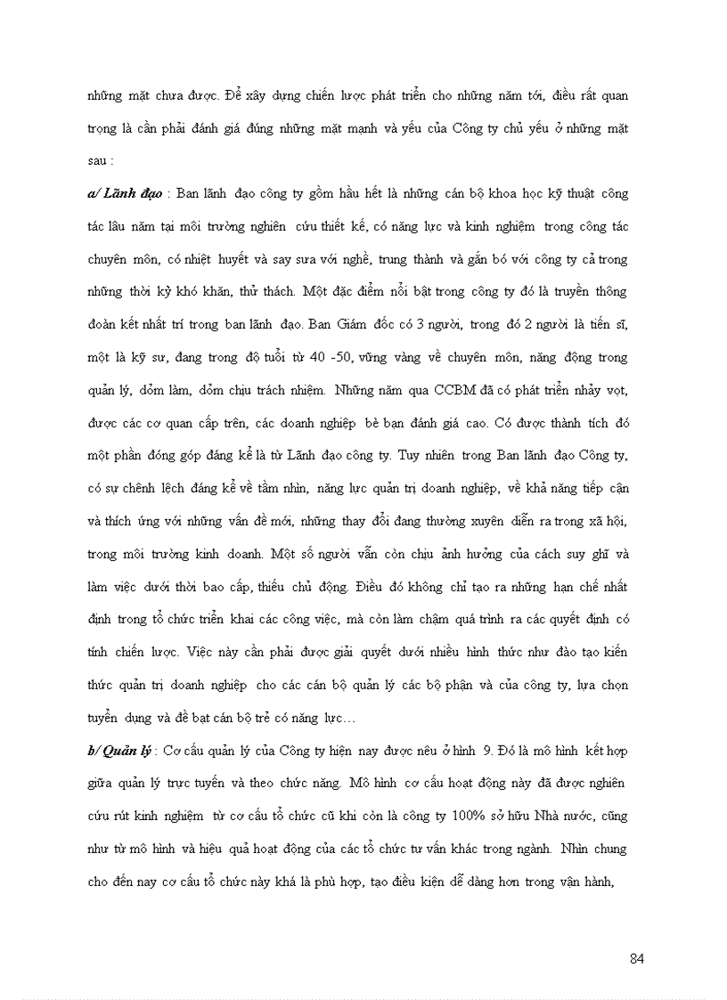 image for page Phân tích thực trạng của công ty cp tư vấn CCBM